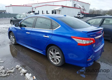 2013 Nissan Sentra Sr z USA, uszkodzony, nr VIN 3N1AB7AP2DL623490
